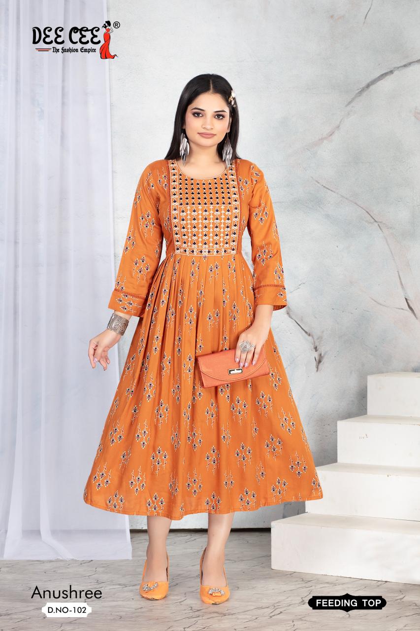 Deecee Anushree buy feeding kurtis online india