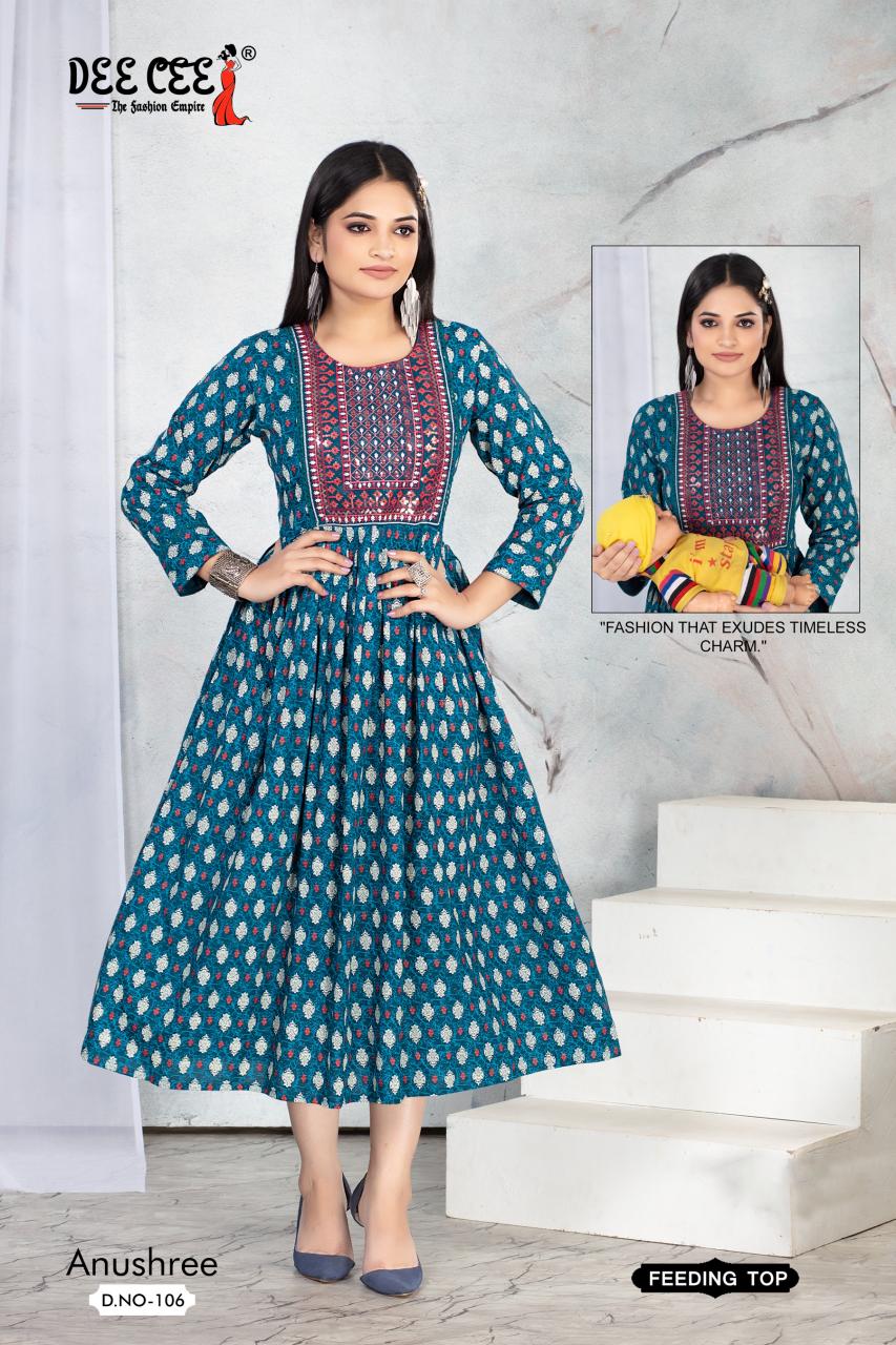 Deecee Anushree buy feeding kurtis online india