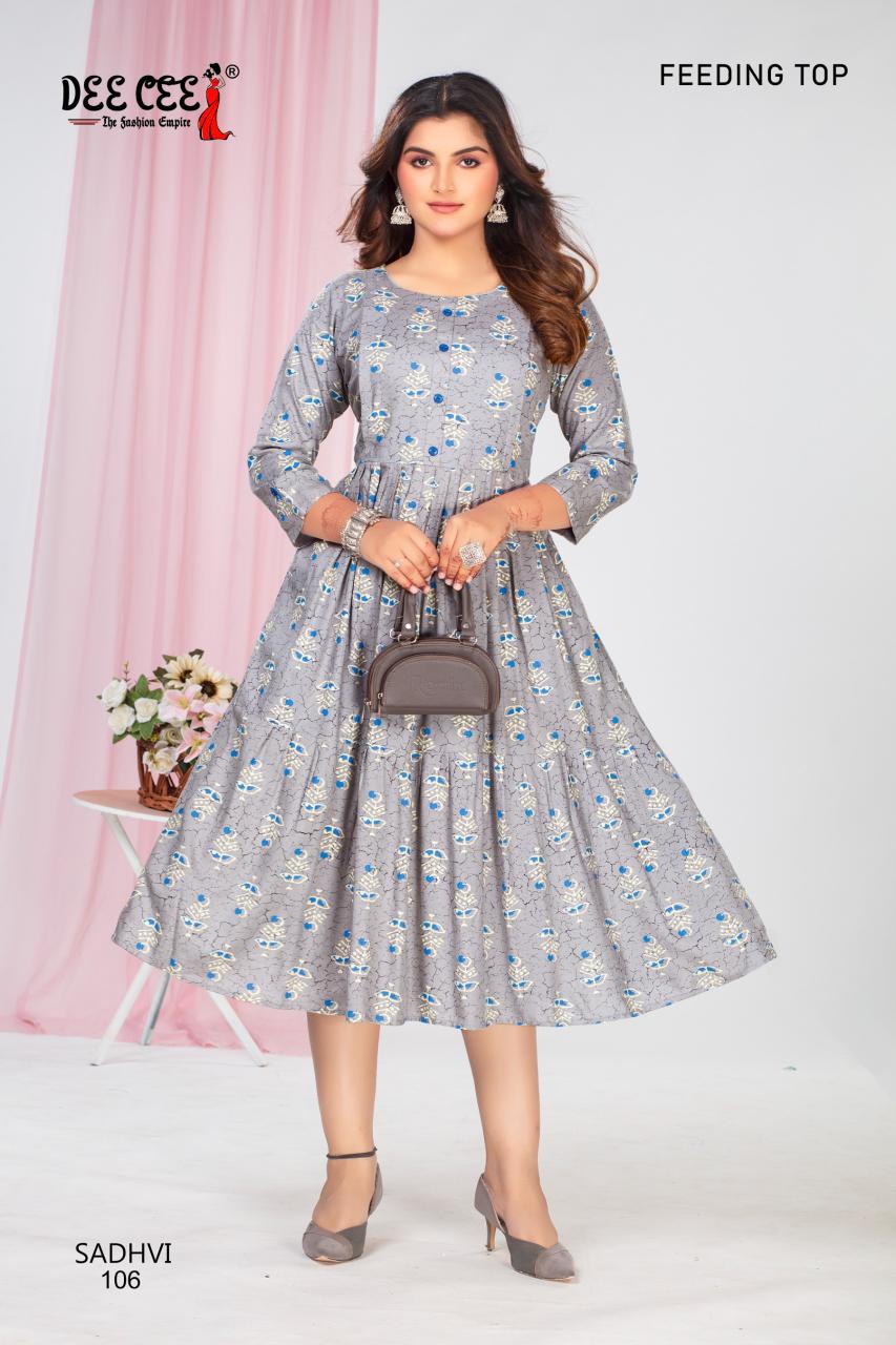 Deecee Sadhvi maternity long kurtis online india 