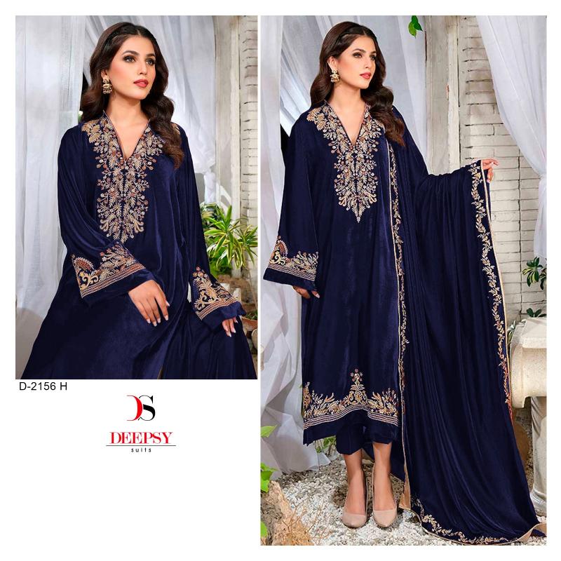 Deepsy Hit Deisgn of Velvet 23 D- 2156 GHI Salwar Kameez Wholesale Catalog