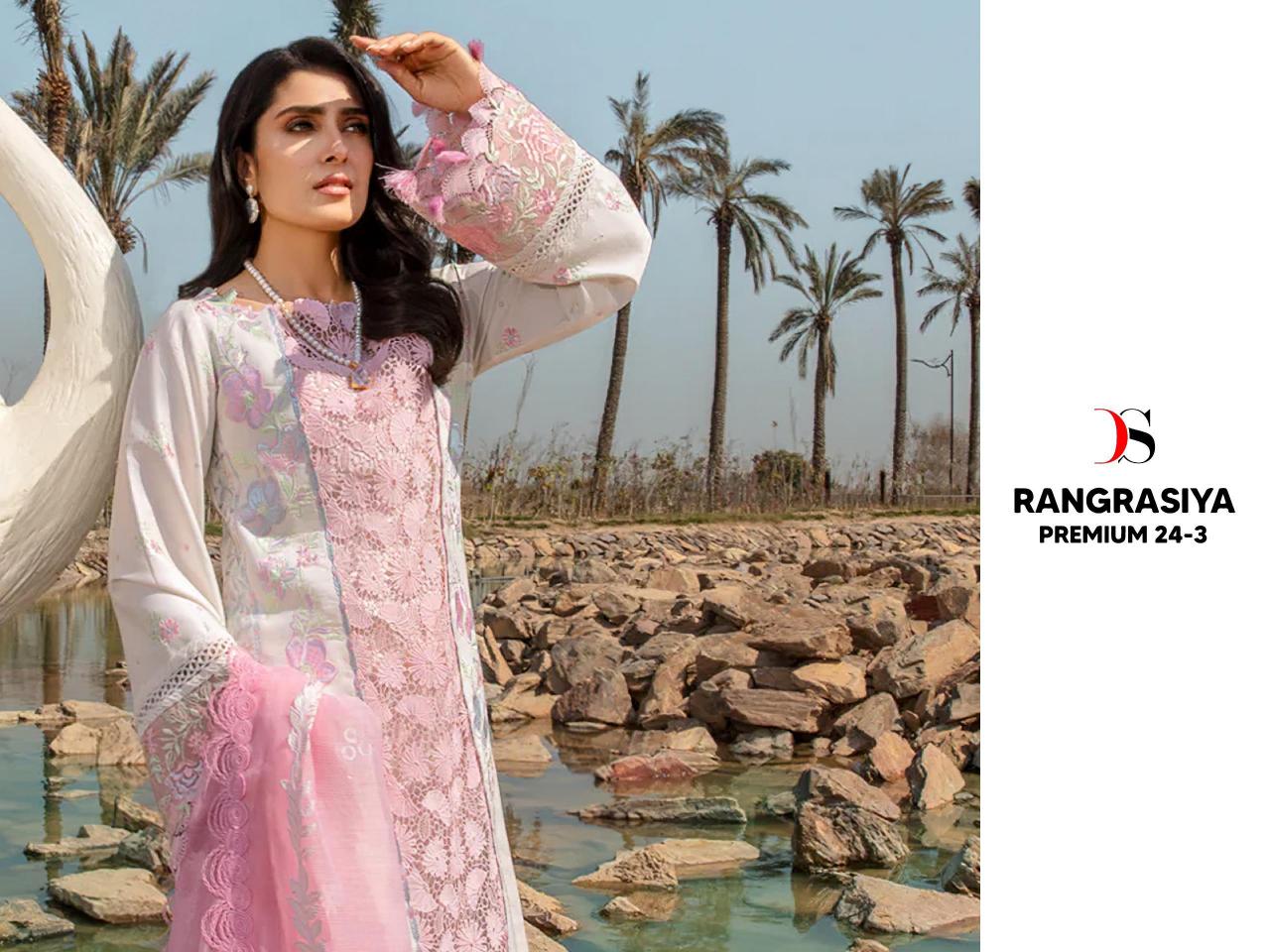 Deepsy Rangrasiya Premium Lawn 24 Vol 3 Pakistani Suit Wholesale catalog