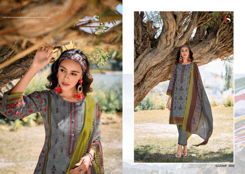 Deepsy Shazar Vol 2 Pashmina Designer ladies dress material wholesalers pune