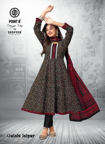 Deeptex Gulabi Jaipur Vol-2 – Anarkali Kurti With Pant & Dupatta - Wholesale Catalog