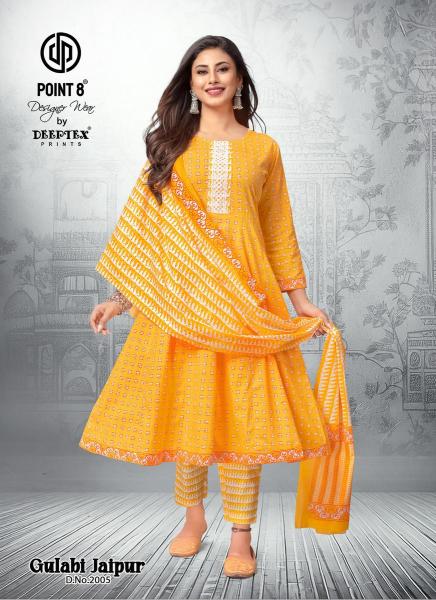 Deeptex Gulabi Jaipur Vol-2 – Anarkali Kurti With Pant & Dupatta - Wholesale Catalog