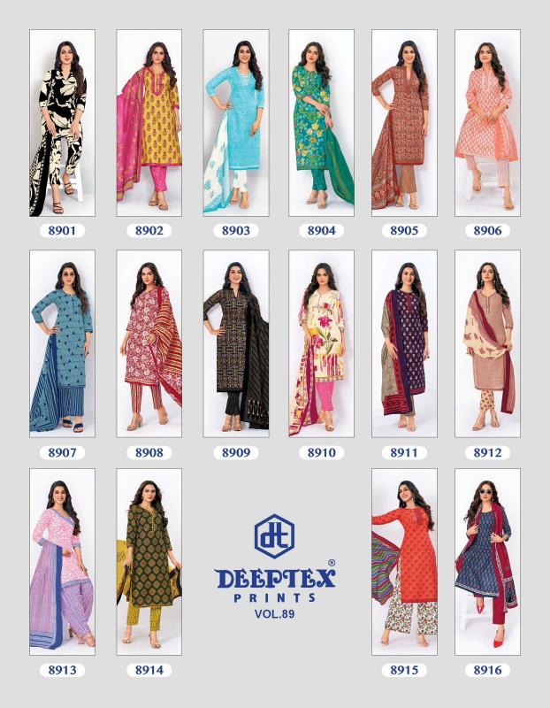 Deeptex Miss India Vol-89 – Dress Material - Wholesale Catalog