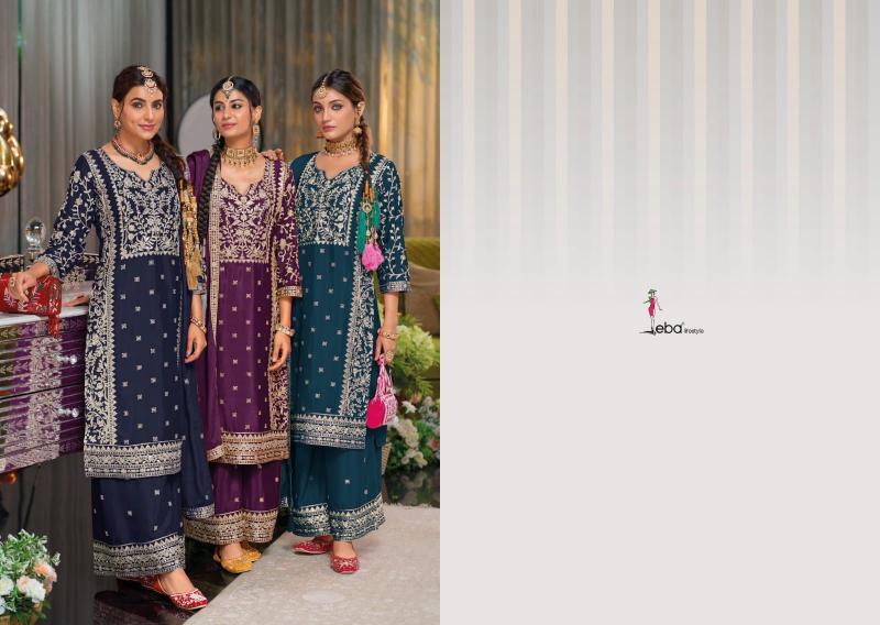 Eba Shayoni Colour Edition 1 Chinon Readymade Pakistani Suits Wholesale Catalog