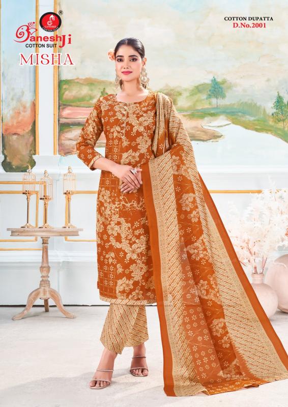 Ganeshji Misha Vol-02 – Dress Material - Wholesale Catalog