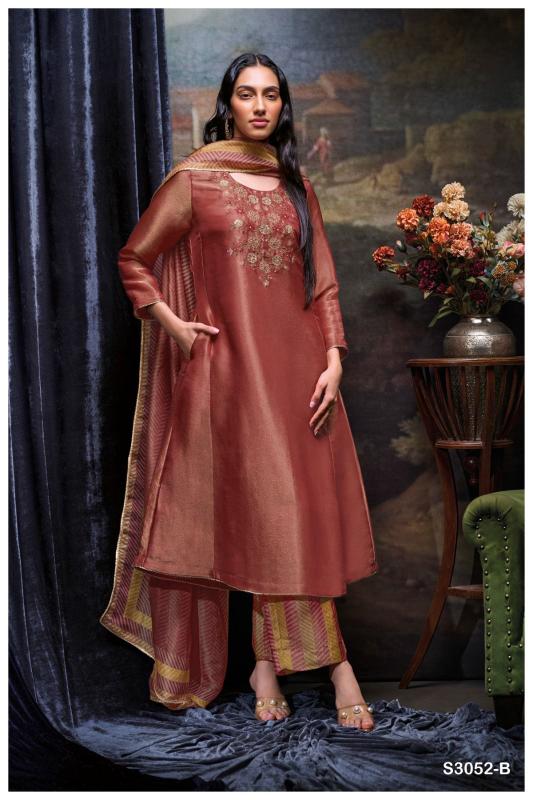 Ganga Amayra 3052 Premium Pure Bemberg Silk Salwar Kameez Wholeslae Catalog