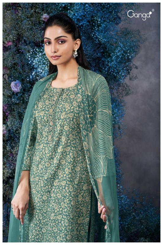 Ganga Amihan 2806 Premimum Cotton Silk Satin Salwar Kameez Wholesale Catalog  