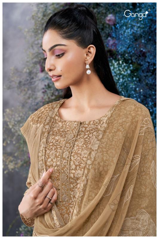 Ganga Amihan 2806 Premimum Cotton Silk Satin Salwar Kameez Wholesale Catalog  