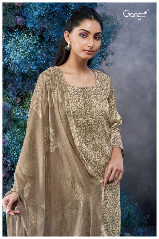 Ganga Amihan 2806 Premimum Cotton Silk Satin Salwar Kameez Wholesale Catalog  