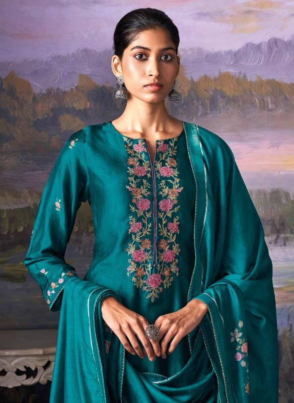 Ganga Serenity Premium Pure Bemberg Russian Silk Salwar Kameez Wholesale Catalog