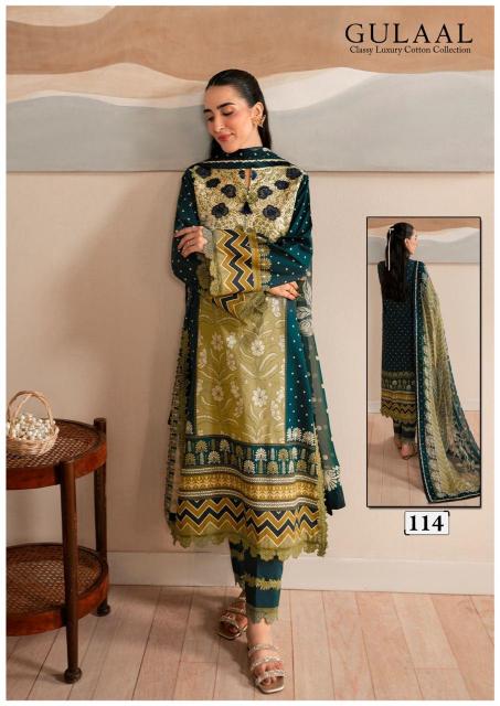 Gulaal Karachi Vol-12 – Karachi Dress Material - Wholesale Catalog