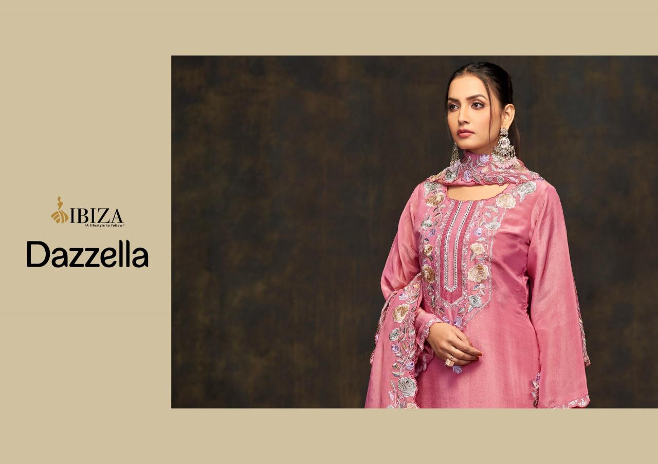 Ibiza Dazzella Muslin Salwar Kameez Wholesale Catalog