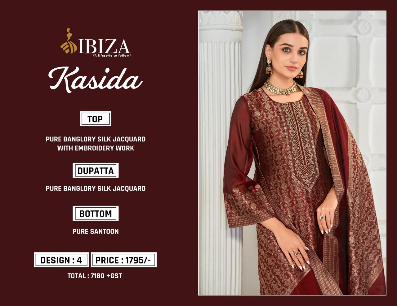 Ibiza Kasida wholesale designer salwar kameez