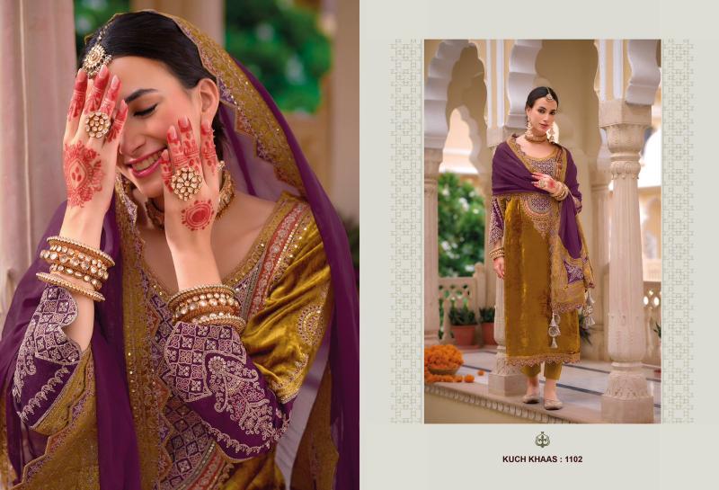 Ibiza Kuch Khaas Vol 11 Pure Viscose Velvet Salwar Kameez Wholesale catalog