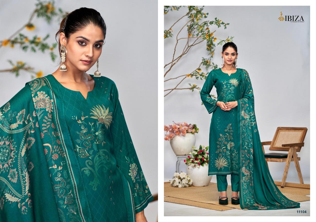 Ibiza Malang Pure Viscose Pashmina Salwar Kameez Wholesale Catalog