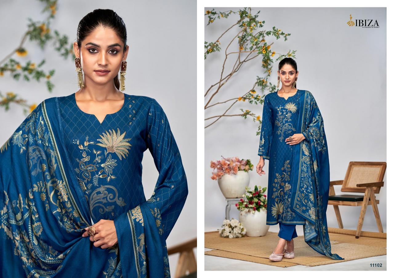 Ibiza Malang Pure Viscose Pashmina Salwar Kameez Wholesale Catalog