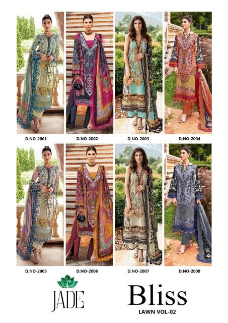 Jade Bliss Vol-02 – Karachi Dress Material - Wholesale Catalog