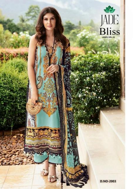 Jade Bliss Vol-02 – Karachi Dress Material - Wholesale Catalog