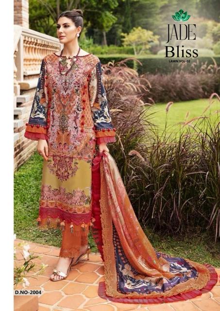 Jade Bliss Vol-02 – Karachi Dress Material - Wholesale Catalog