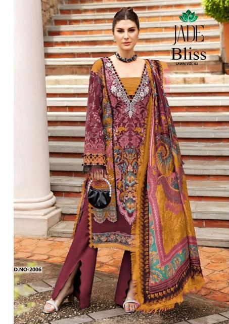 Jade Bliss Vol-02 – Karachi Dress Material - Wholesale Catalog