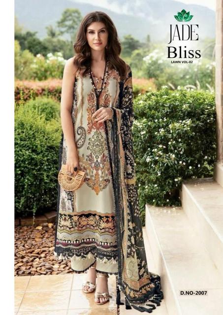 Jade Bliss Vol-02 – Karachi Dress Material - Wholesale Catalog