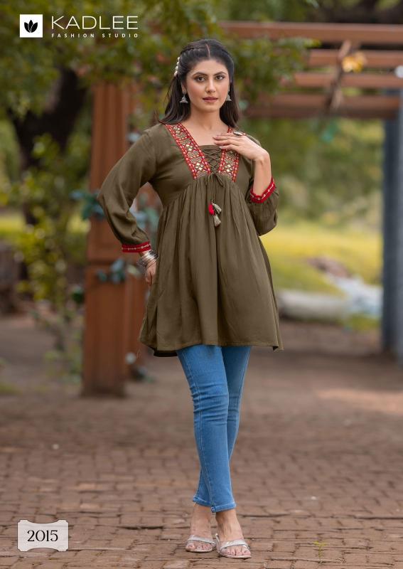 Kadlee Centuri Vol 3 Rayon Fancy Top kurtis online india