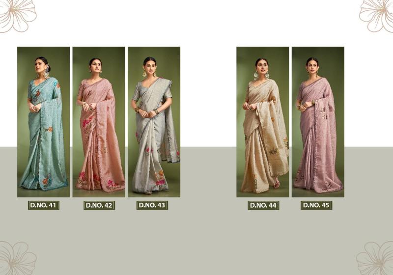 Kala Jamun Neetika Silk Tussar Fancy Saree Wholesale Catalog