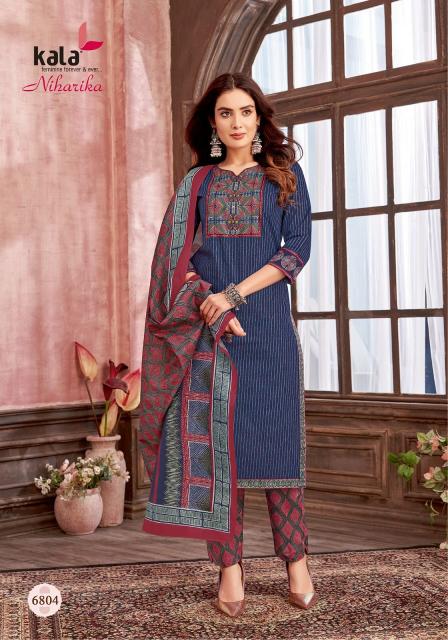 Kala Niharika Vol-3 – Kurti Pant With Dupatta - Wholesale Catalog