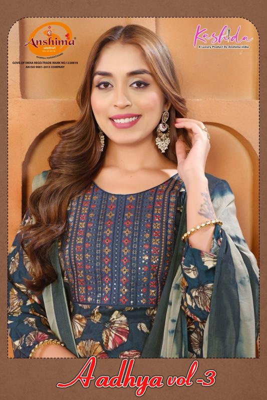 Kashida Adhya Vol 3 buy cold shoulder kurtis online india