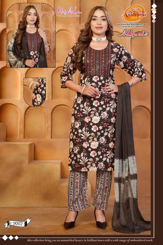 Kashida Adhya Vol 3 buy cold shoulder kurtis online india