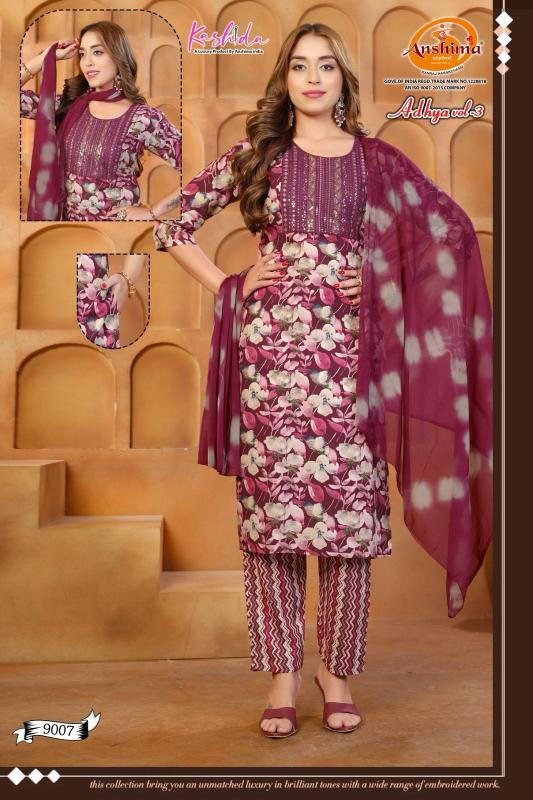 Kashida Adhya Vol 3 buy cold shoulder kurtis online india