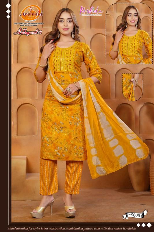 Kashida Adhya Vol 3 buy cold shoulder kurtis online india