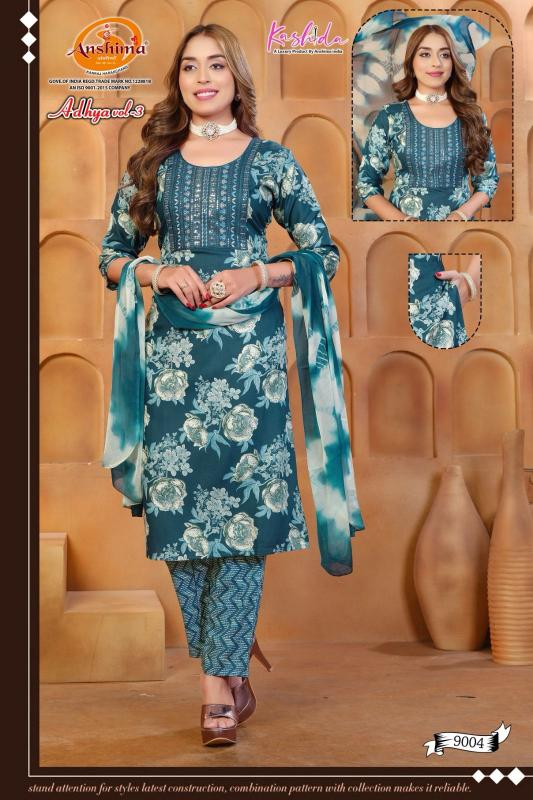 Kashida Adhya Vol 3 buy cold shoulder kurtis online india