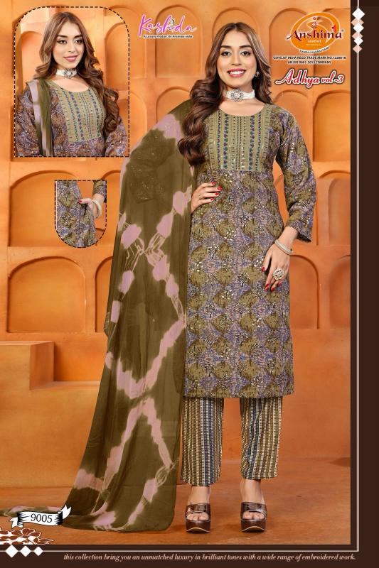 Kashida Adhya Vol 3 buy cold shoulder kurtis online india