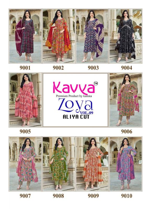 Kavya Zoya Vol 9 winter kurtis online in india