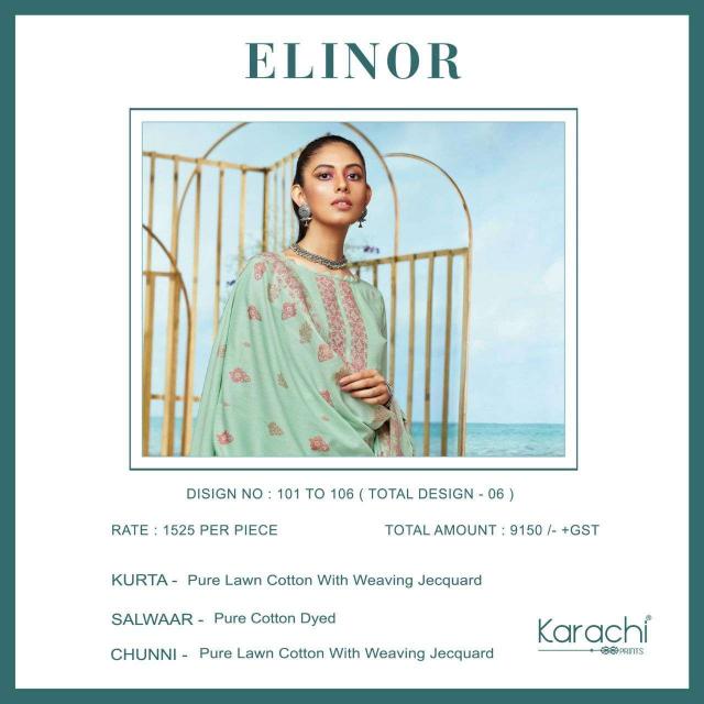 Kesar Elinor Lawn Cotton Fancy Dress Material