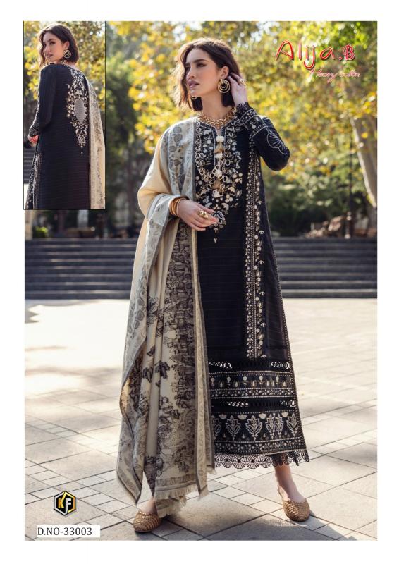 KevalFab Alija.B Vol-33 – Karachi Dress Material - Wholesale Catalog