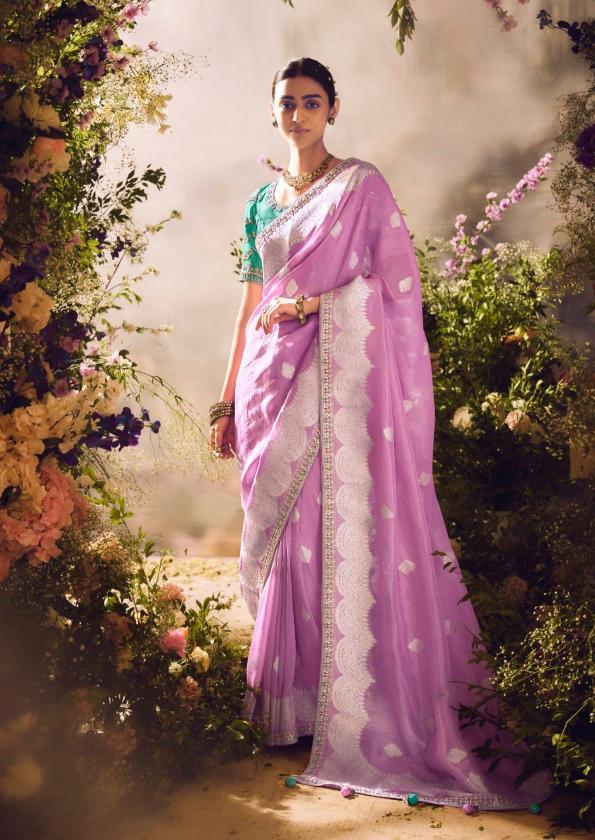 Kimora Sindhuri Khawaish banarasi saree online india