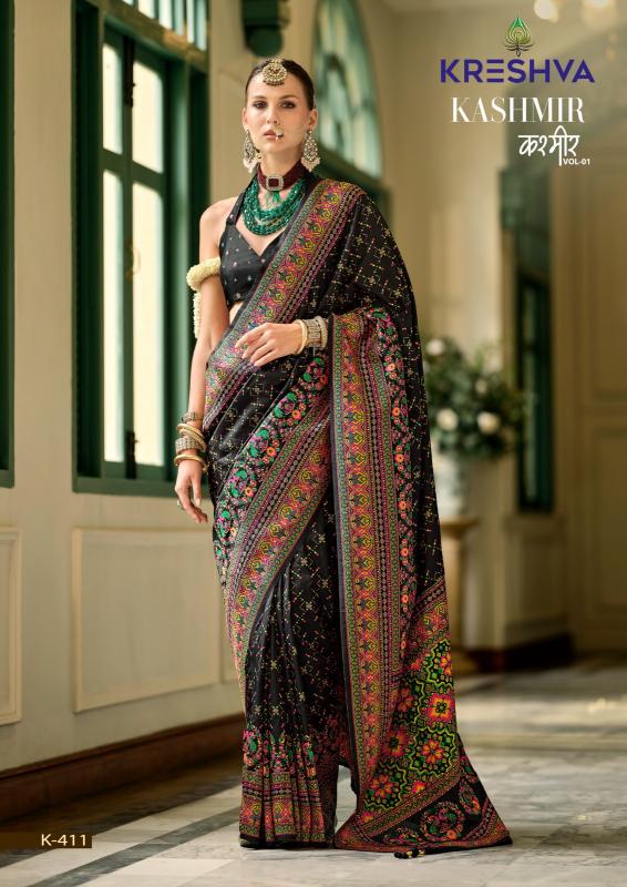 Kreshva Kashmir Vol 1 banarasi saree manufacturer in india