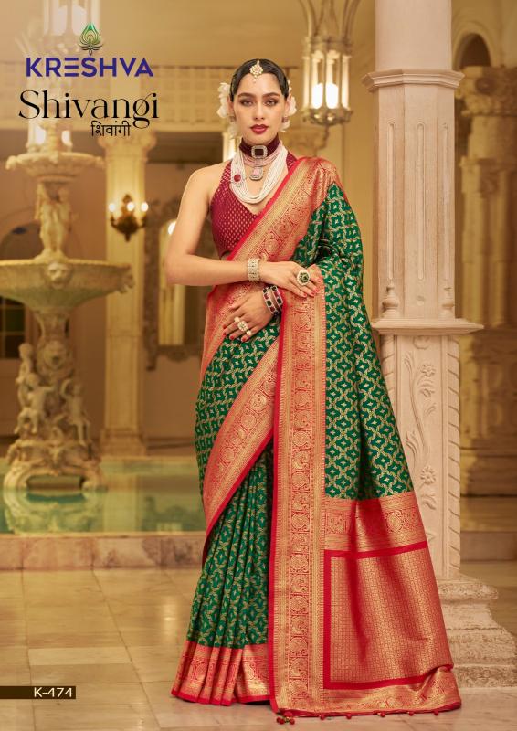 Kreshva Shivangi banarasi silk saree price in india