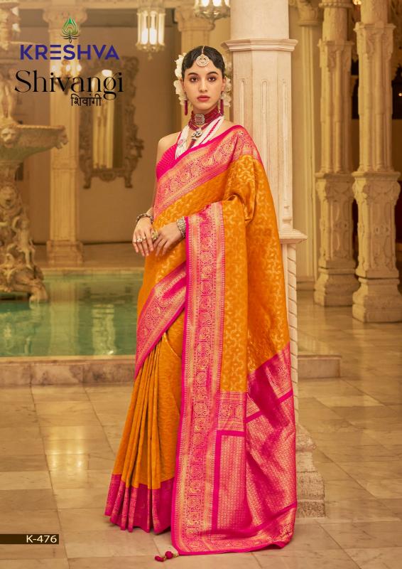 Kreshva Shivangi banarasi silk saree price in india