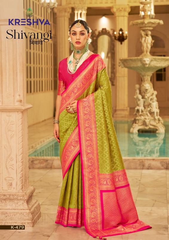 Kreshva Shivangi banarasi silk saree price in india