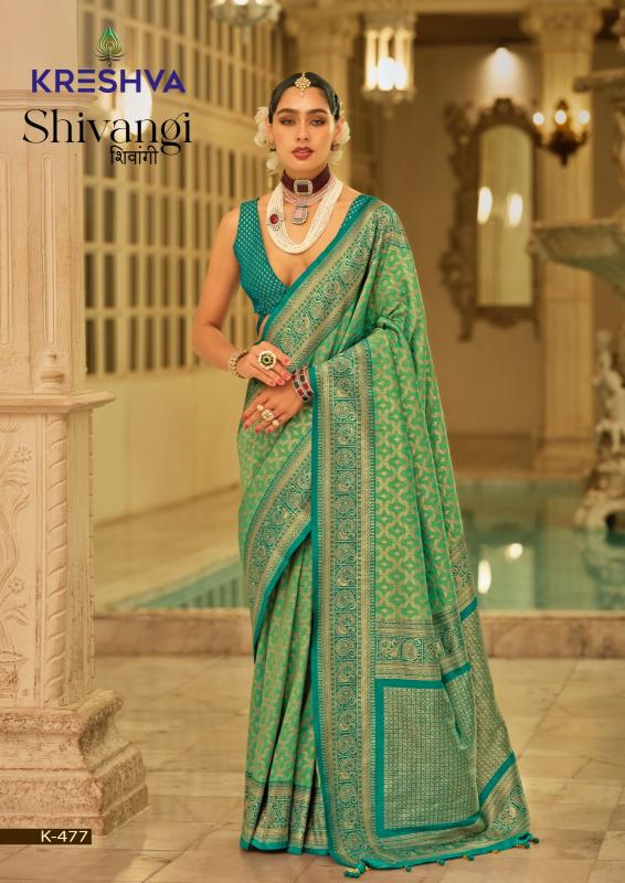 Kreshva Shivangi banarasi silk saree price in india