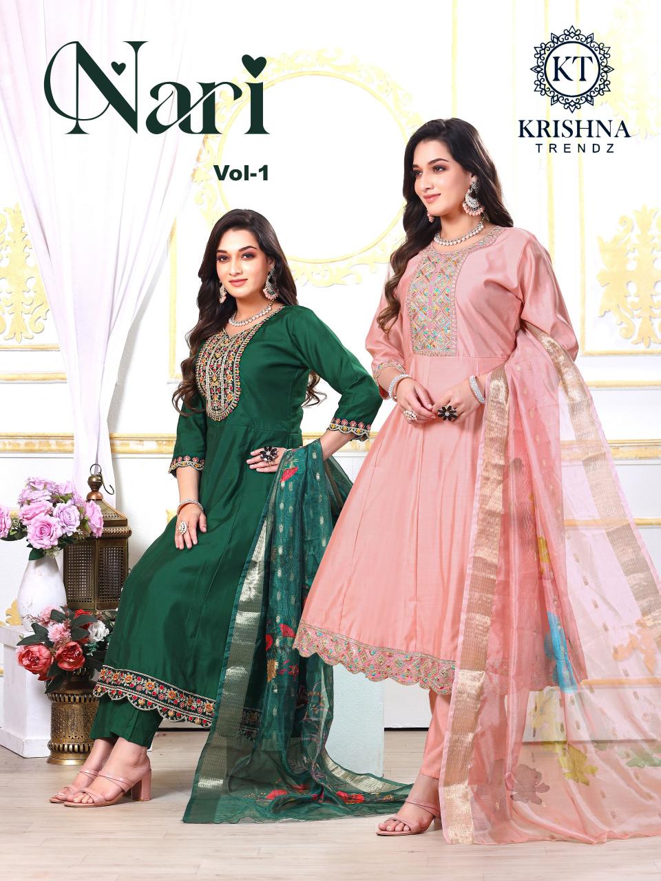 Krishna Nari Vol 1 designer kurtis collection online india wholesale 