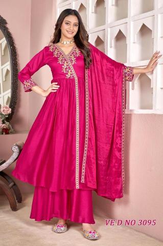 Ladies Flavour 3094, 3095, 3096 Vichitra ladies kurti suppliers surat gujarat india