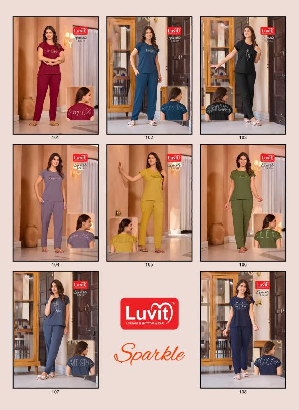 Luvit Sparkle Night Suits Wholesale Catalog