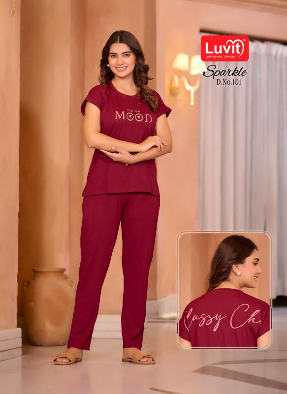 Luvit Sparkle Night Suits Wholesale Catalog