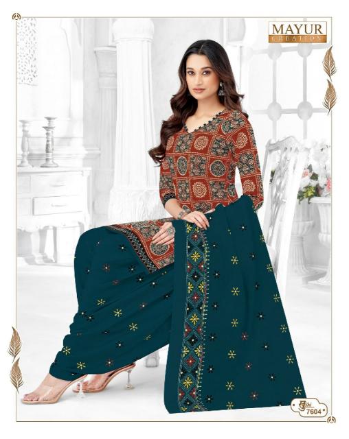 Mayur Khushi Vol-76 – Dress Material - Wholesale Catalog